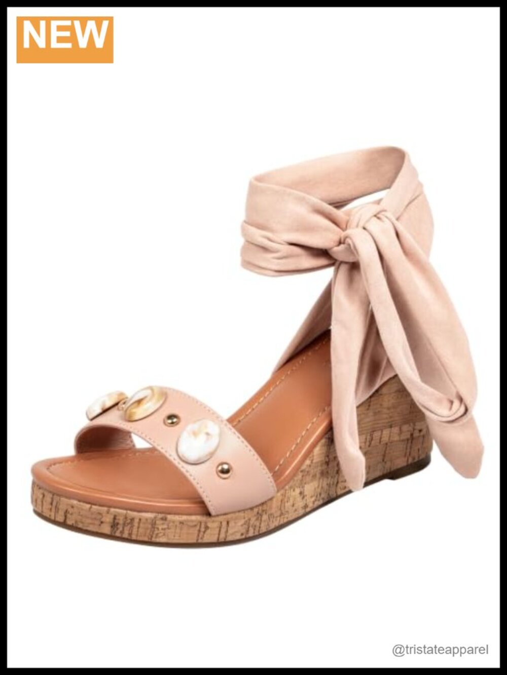 Wide Width Wedge Sandals for Women – PU Dressy Heels with Platform
